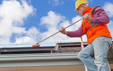 Monk End soft wash roof cleaning